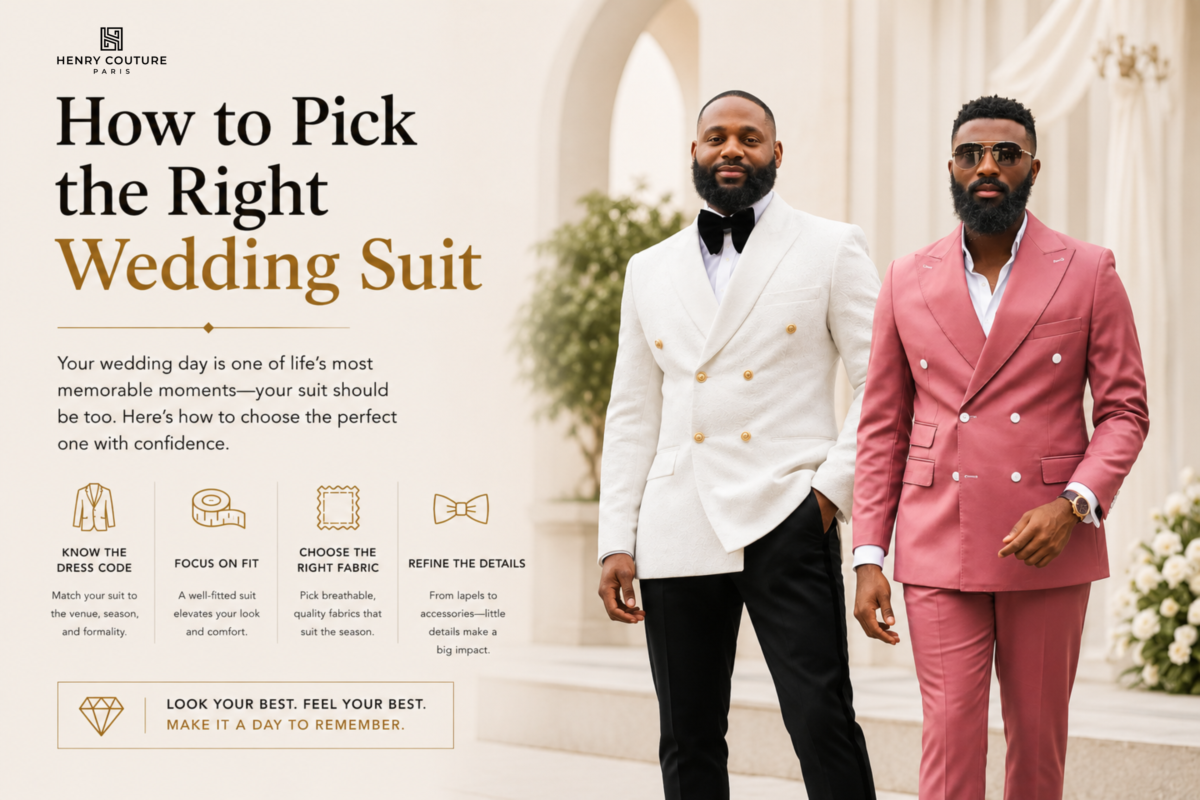 How to Pick the Right Wedding Suit