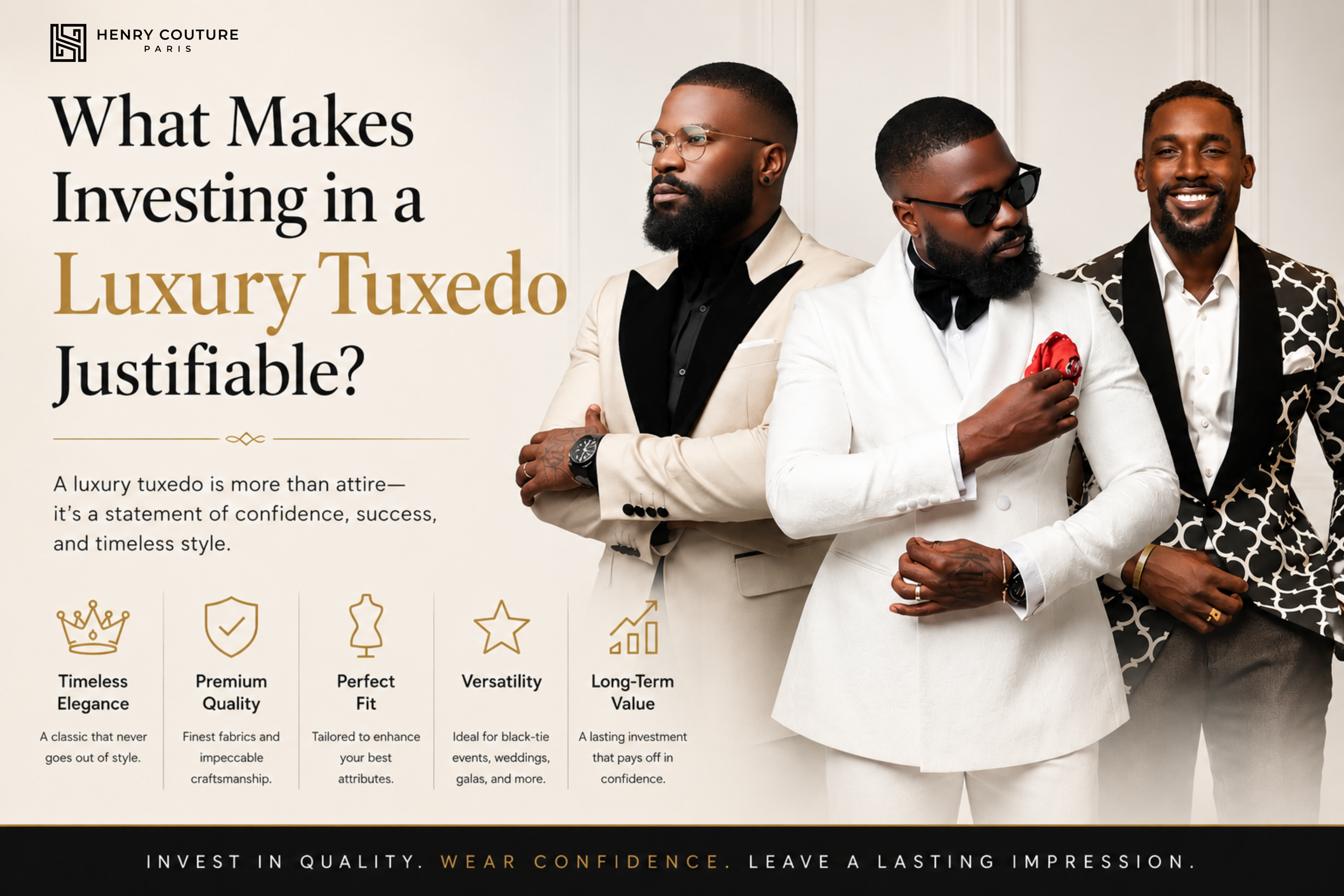 What Makes Investing in a Luxury Tuxedo Justifiable?