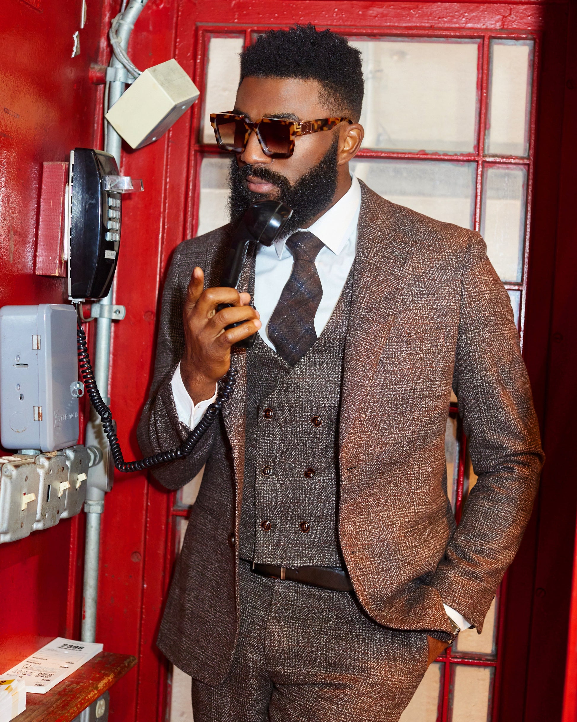 The Hudson Brown Suit