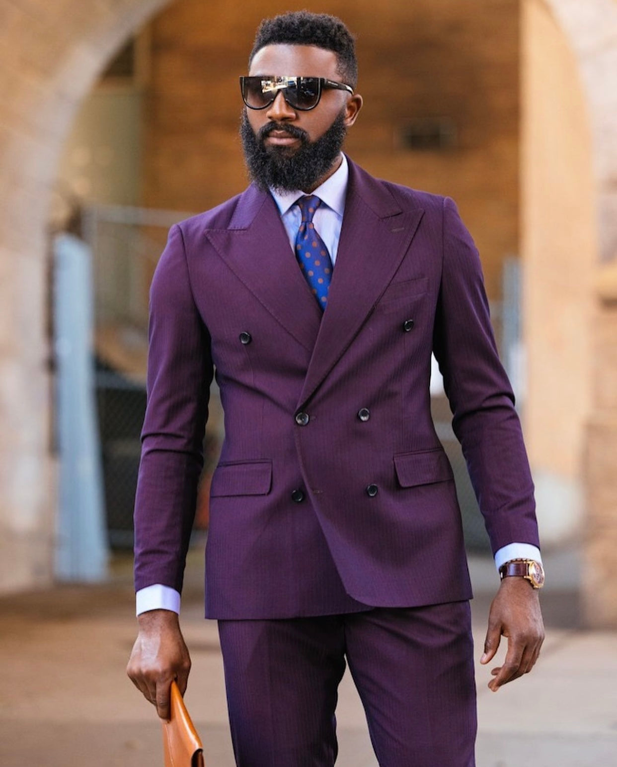 The Hitchson Double Breasted Suit – Henry Couture Paris
