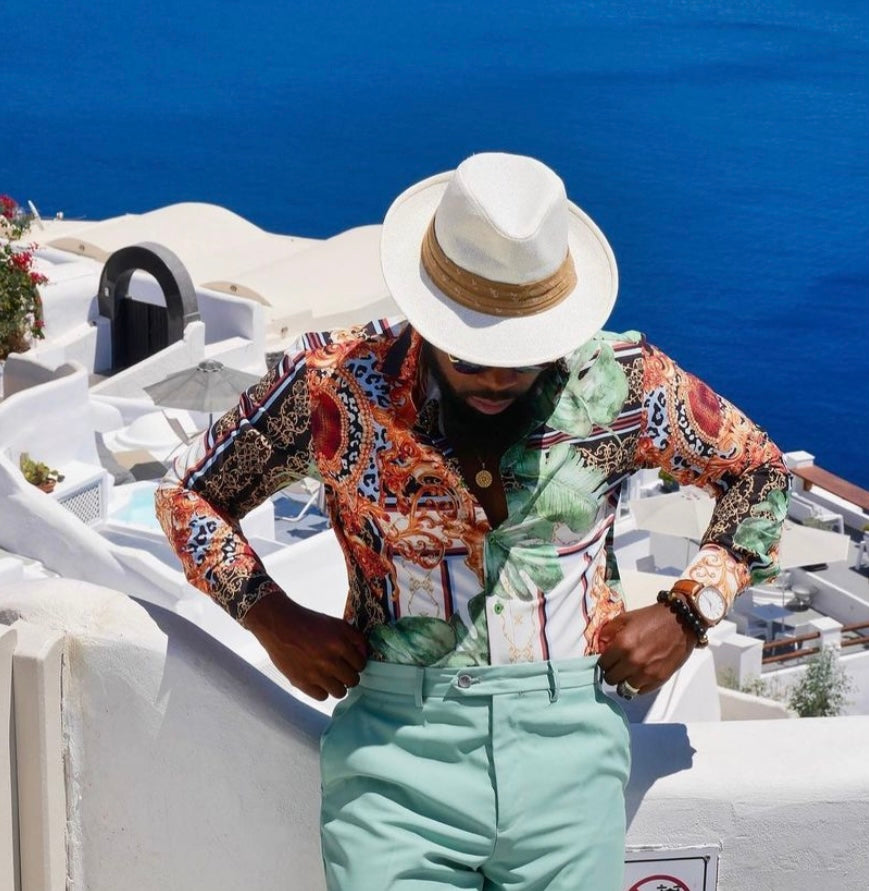 Green Tulum Floral Shirt