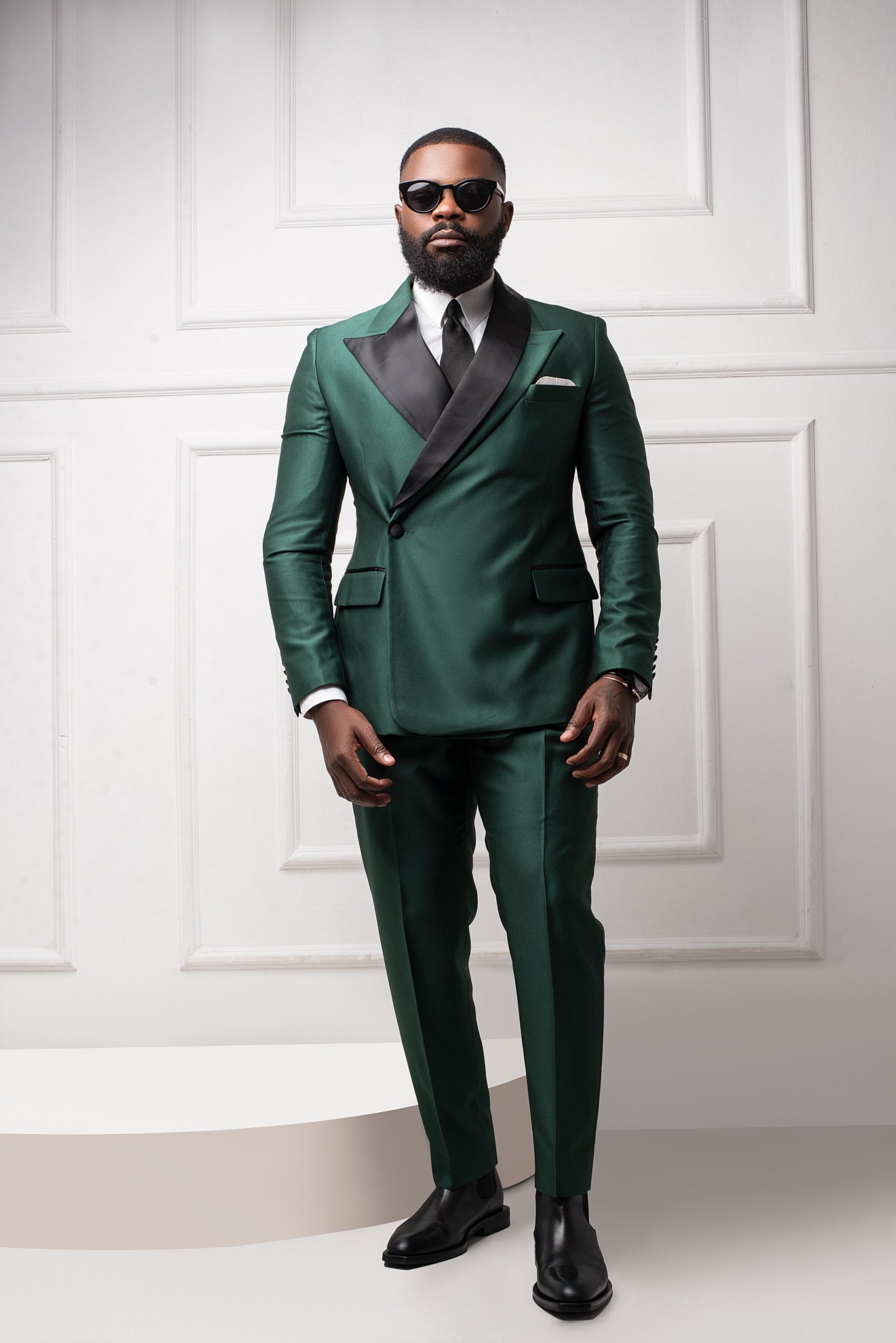 Le smoking vert Goyard 