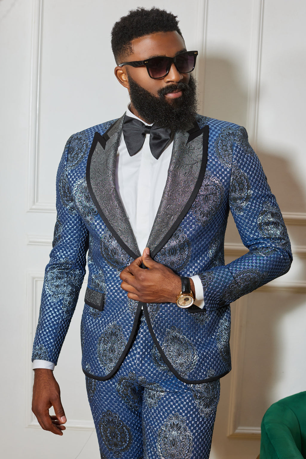 Gold Print Tuxedo