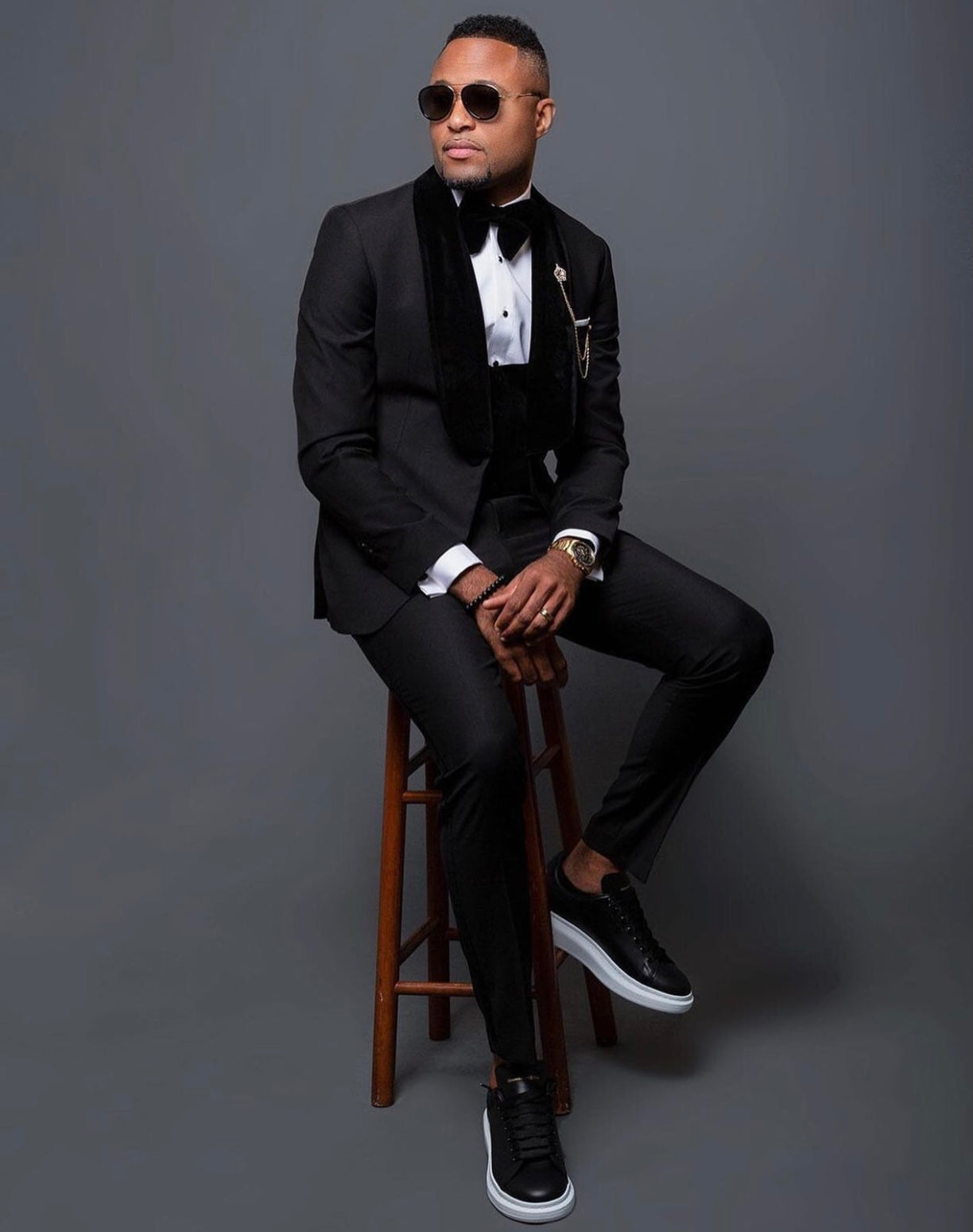 Black Artellet Tuxedo