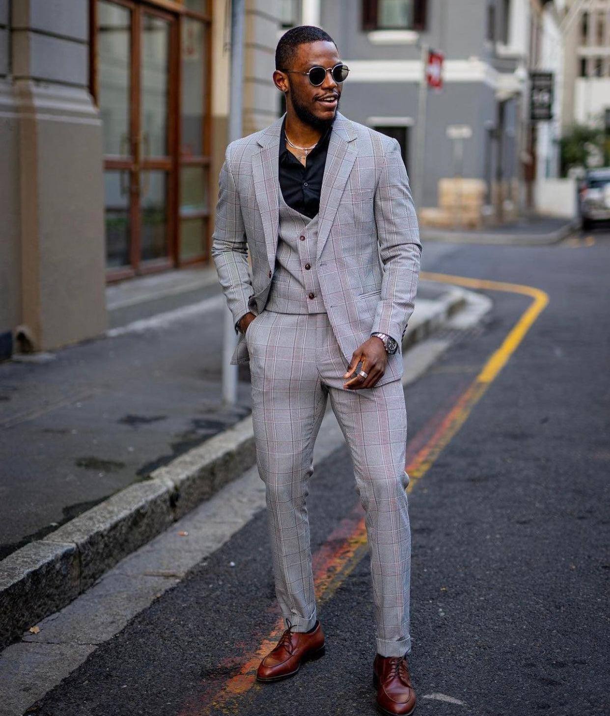 The Twain Grey Suit – Henry Couture Paris
