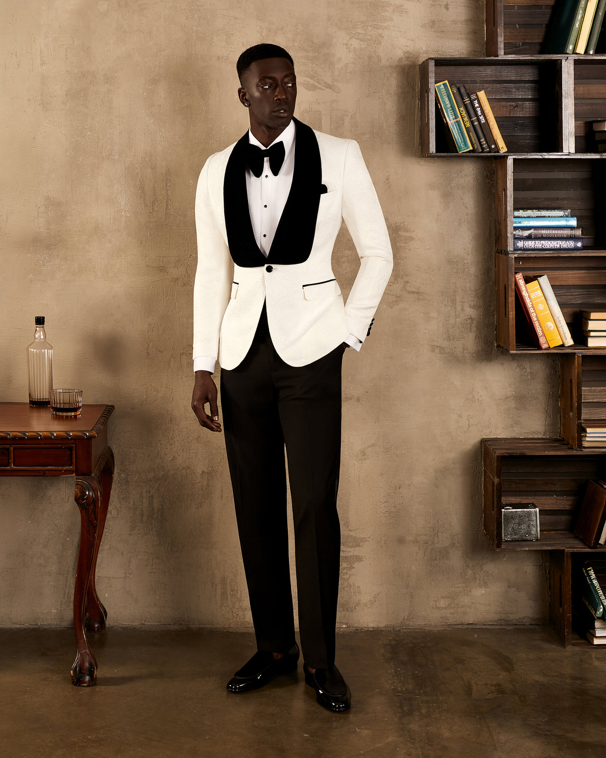 Ivory Paisley Tuxedo