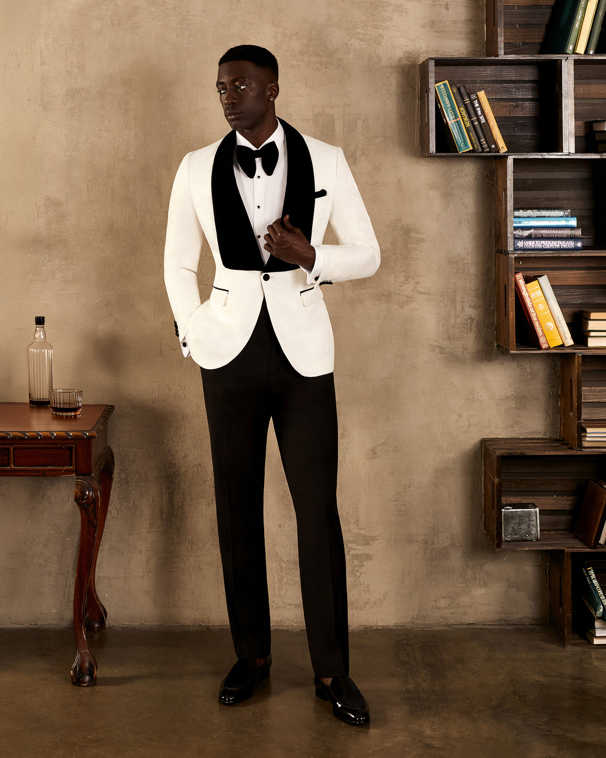 Ivory Paisley Tuxedo