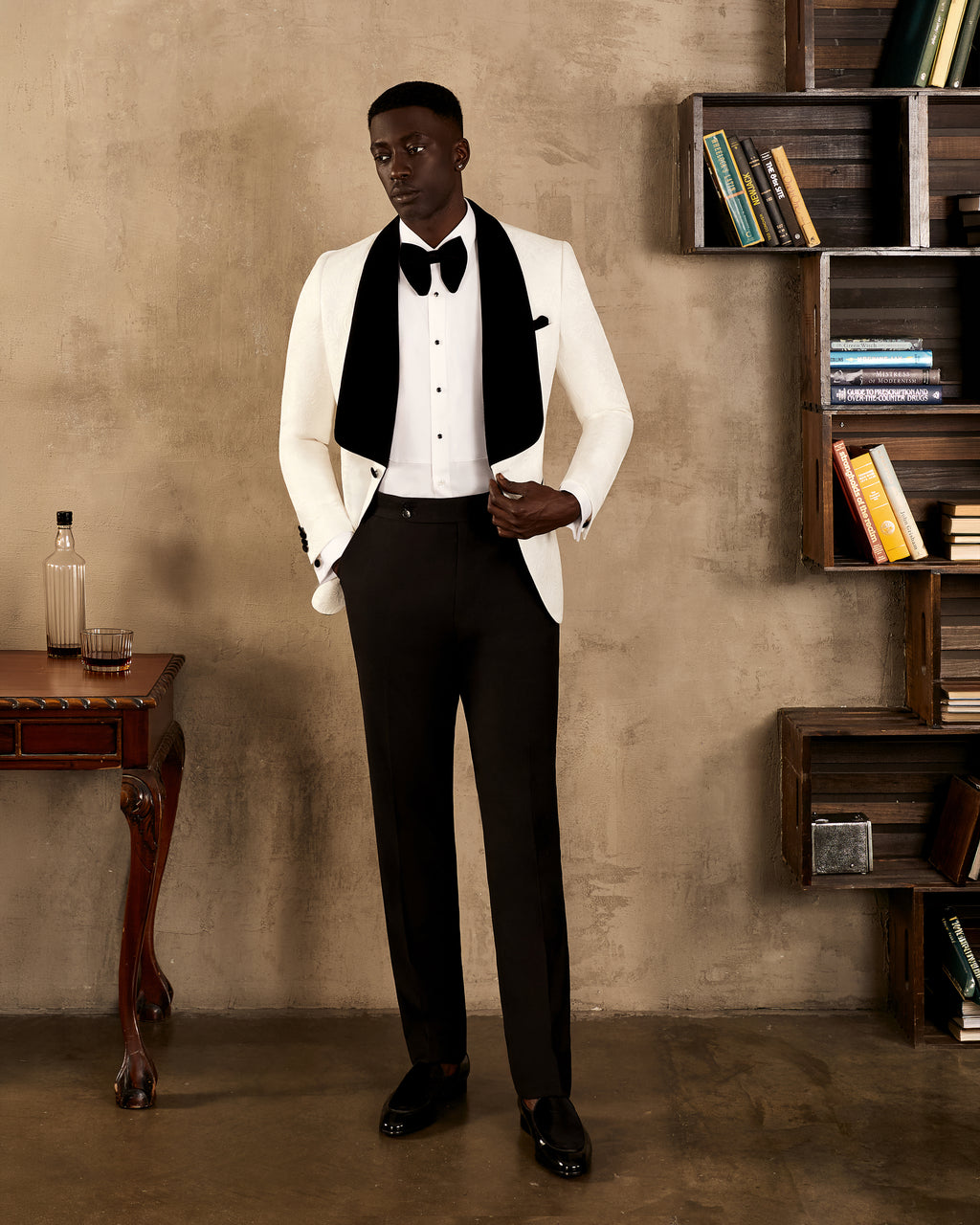 Ivory Paisley Tuxedo