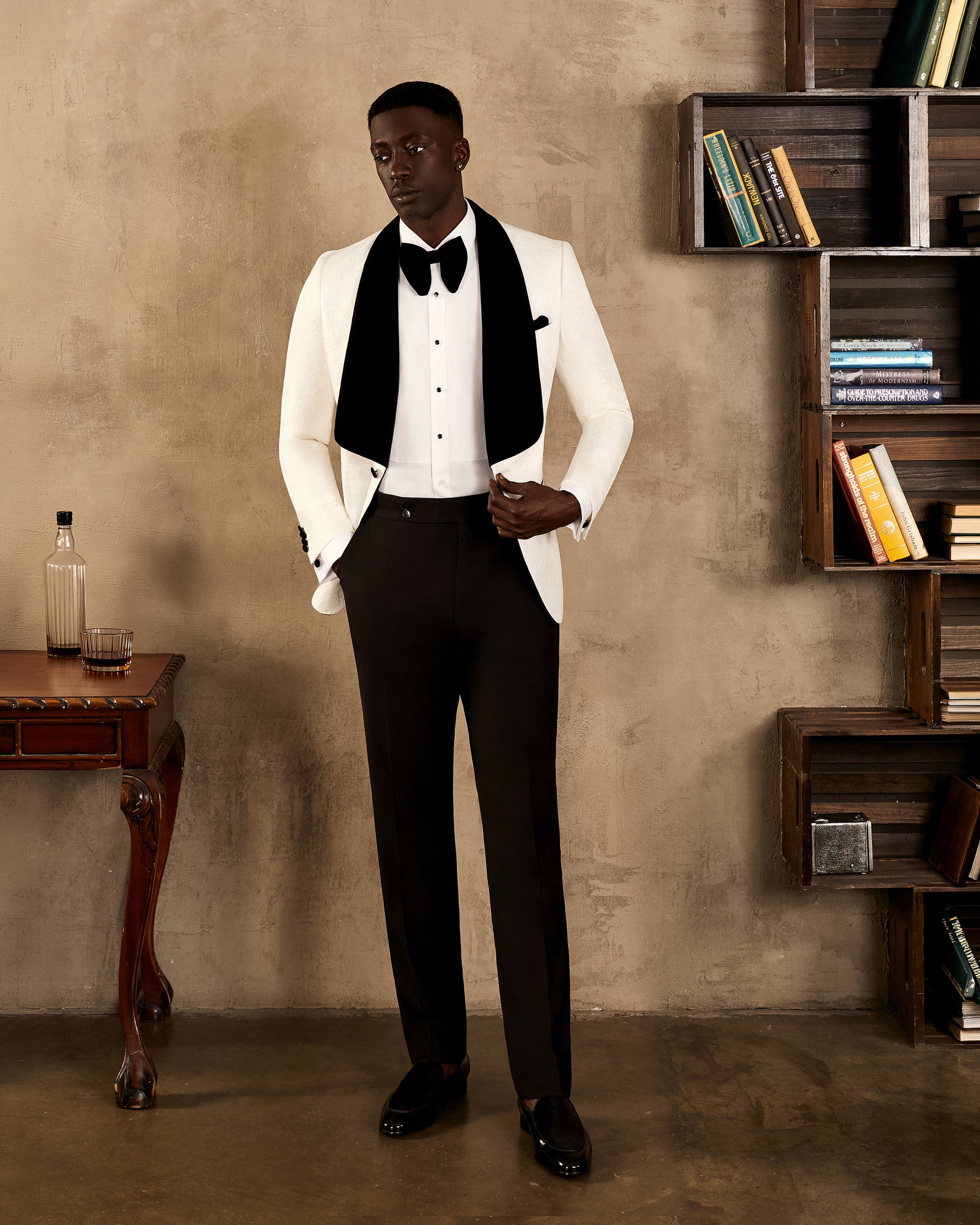Ivory Paisley Tuxedo