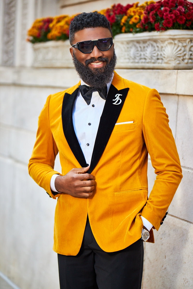 Chadwick Mustard Tuxedo for Men