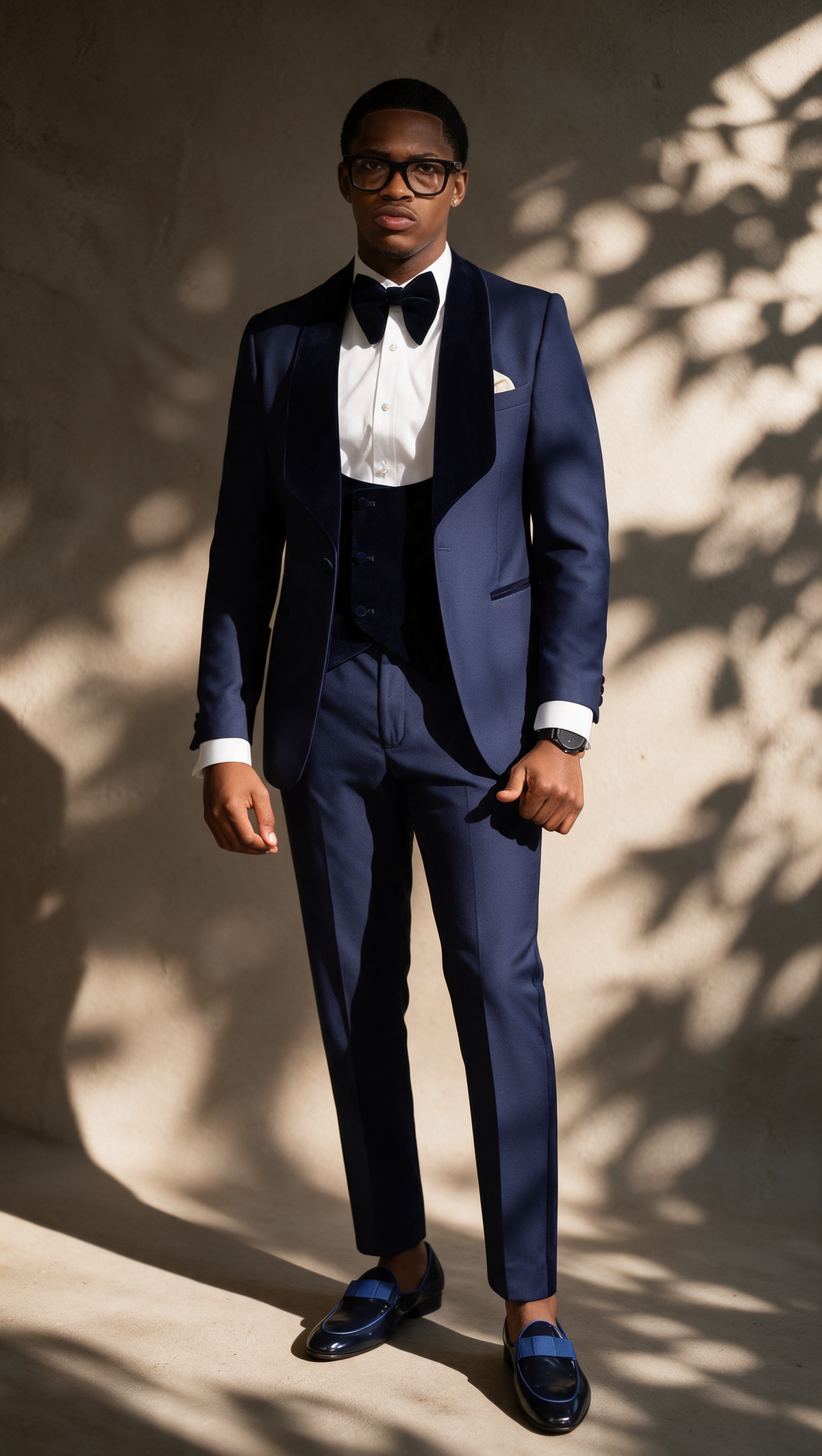 Midnight Navy Blue Tuxedo