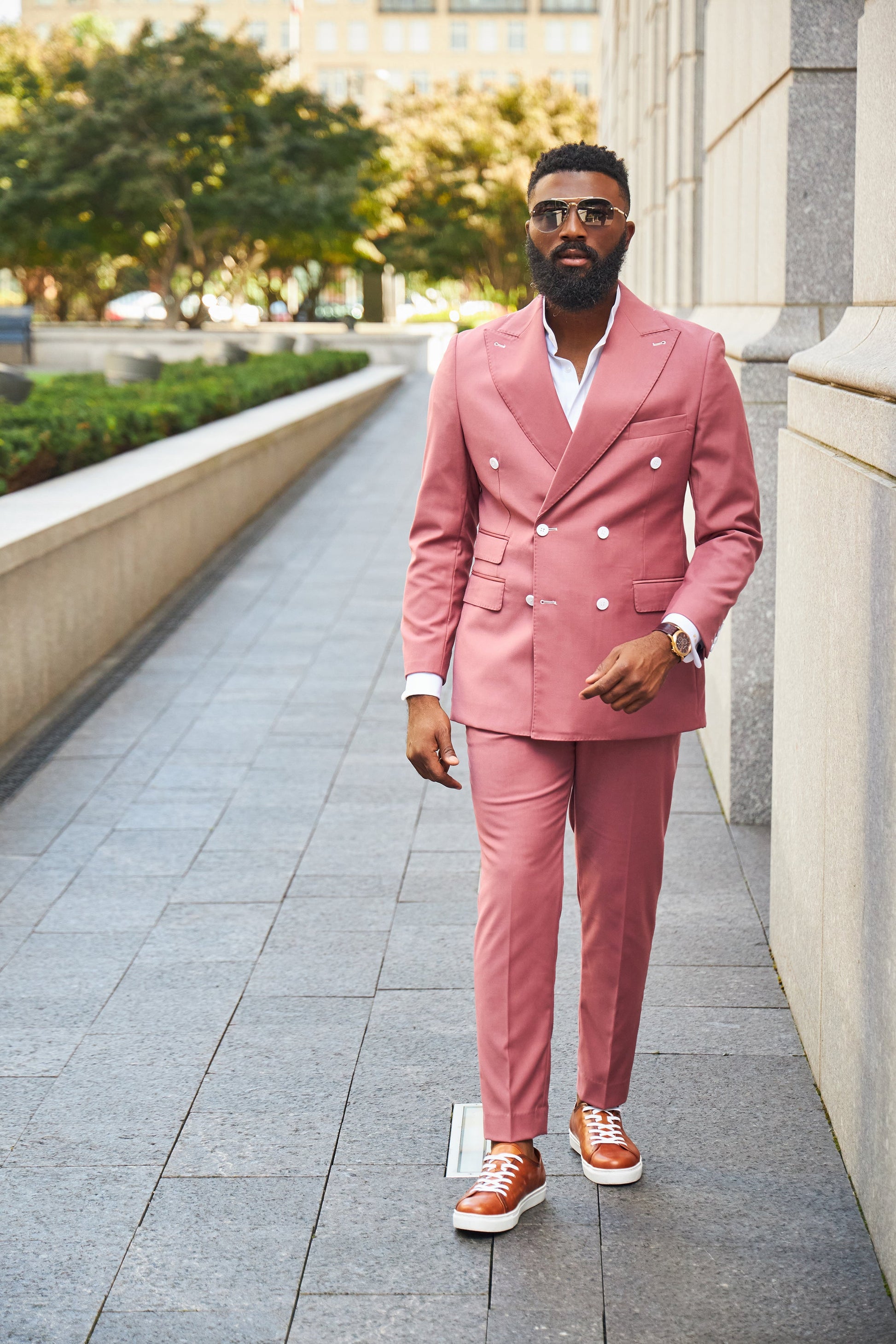 Men in Rose Quartz Royal Suit