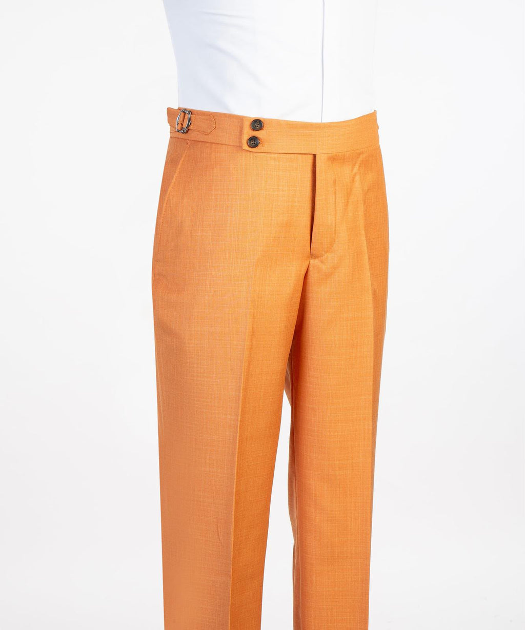 Men's Three-Piece Wedding Suit | Modern Tailored Formal Suit | Burnt Orange