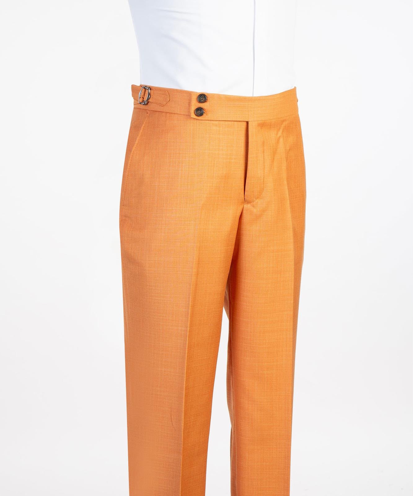 Men's Three-Piece Wedding Suit | Modern Tailored Formal Suit | Burnt Orange