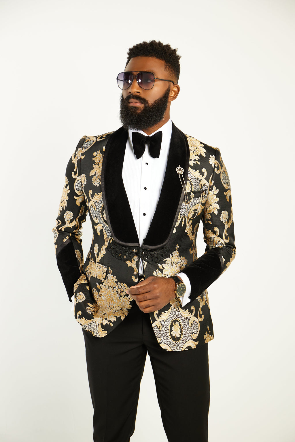 Man in Golden Majesty Jacket