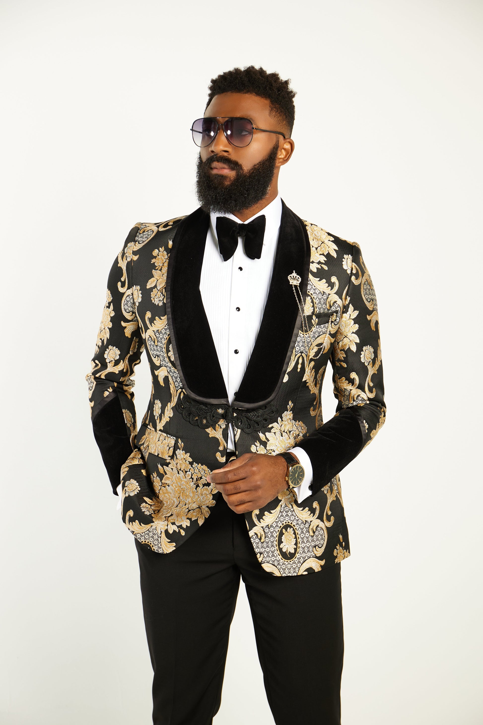 Man in Golden Majesty Jacket