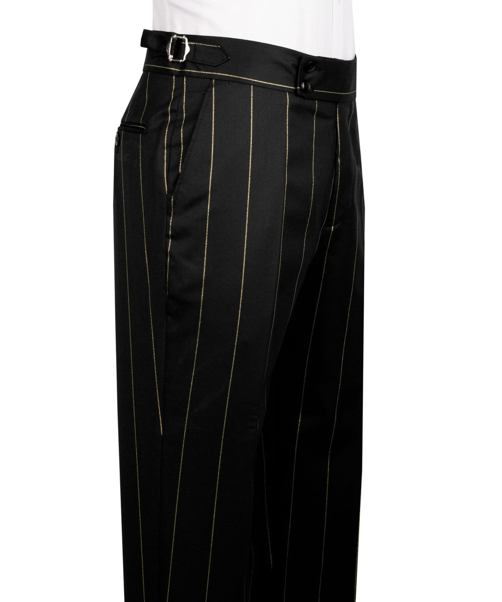 Men's Double-Breasted Pinstripe Suit