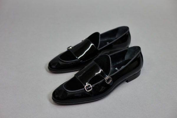 Patent Leather Double Strap Monk